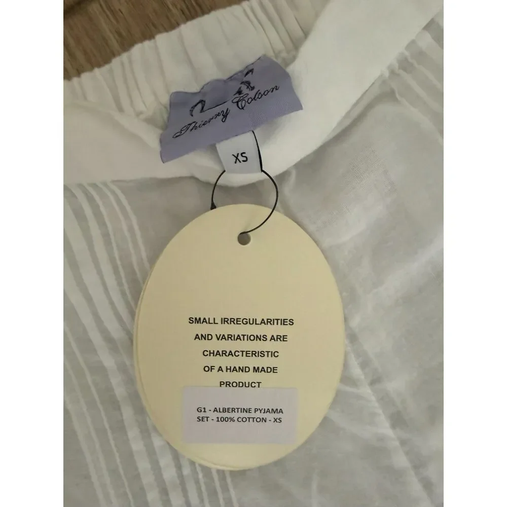Thierry Colson Albertine Pajama Set XS NWT - Picture 8 of 9